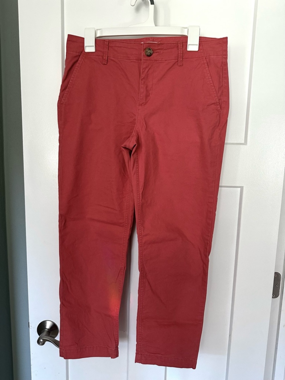 Women’s Coral Cropped Chino Pants
